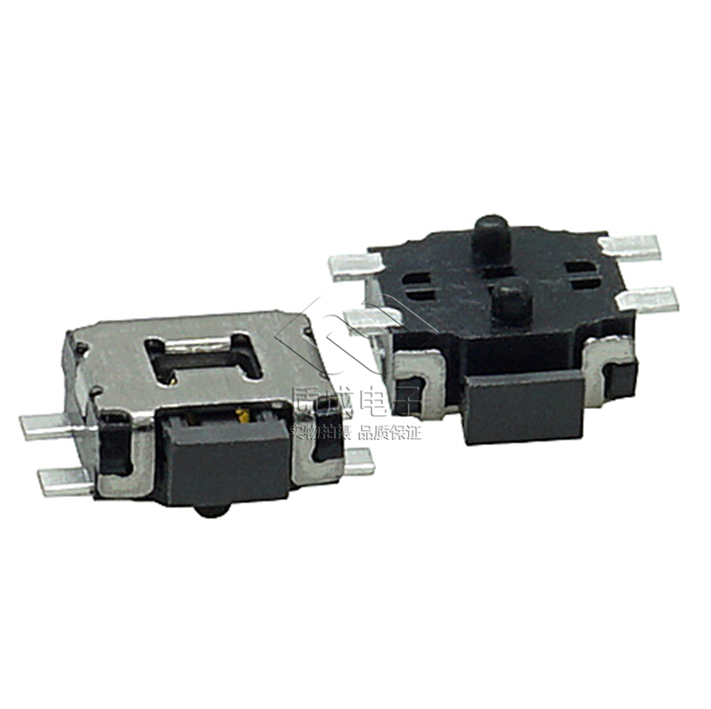 四腳貼片3.5*3側(cè)按中烏龜按鍵開(kāi)關(guān)帶定位柱 耐高溫環(huán)保